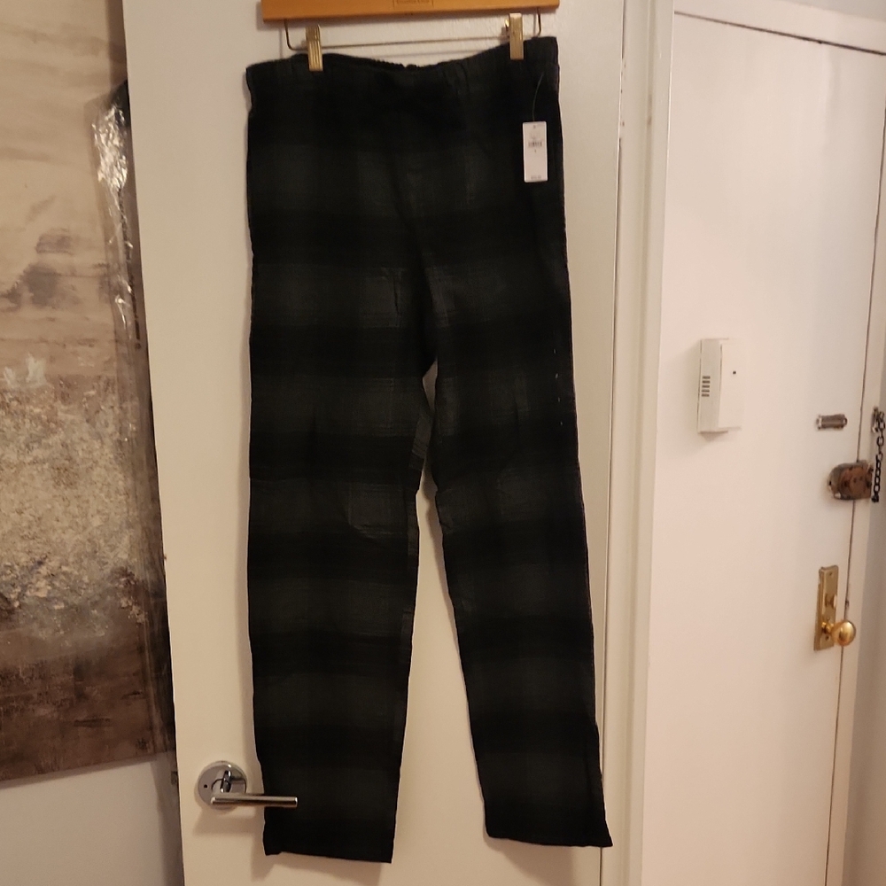 GAP Men's Dark Plaid Corduroy Pants
